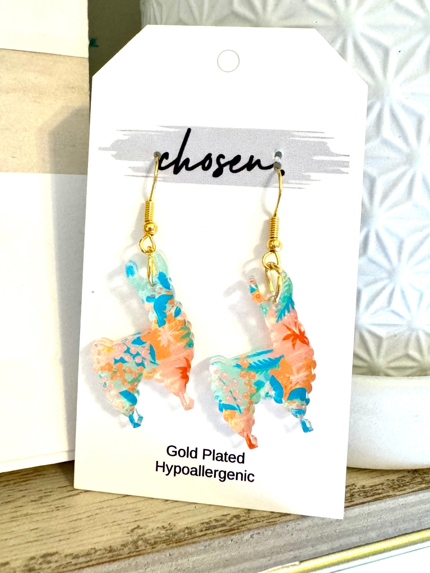 No More Drama Llama Acrylic Earrings
