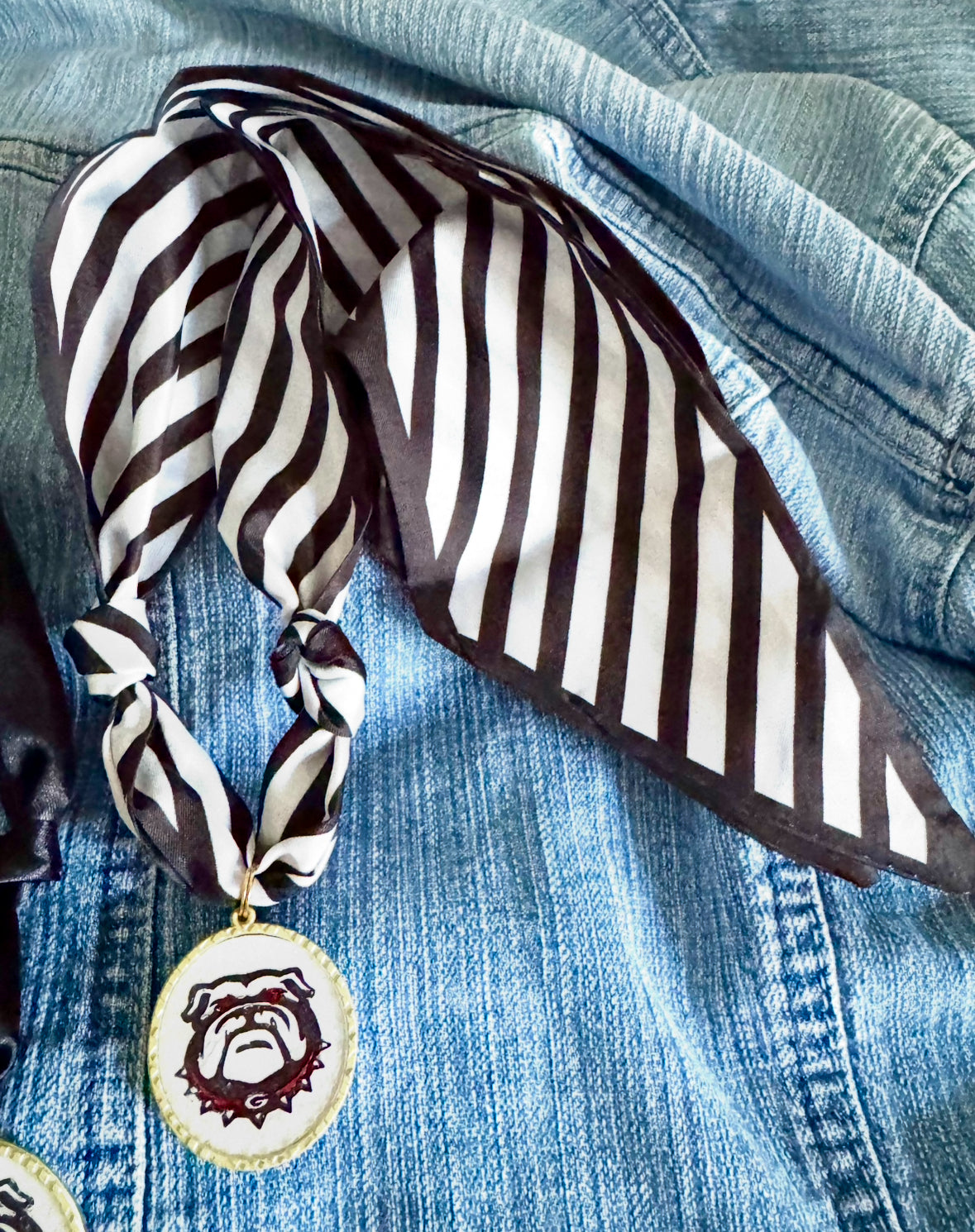 Georgia Hand Painted Pendant Scarf Necklace Collection