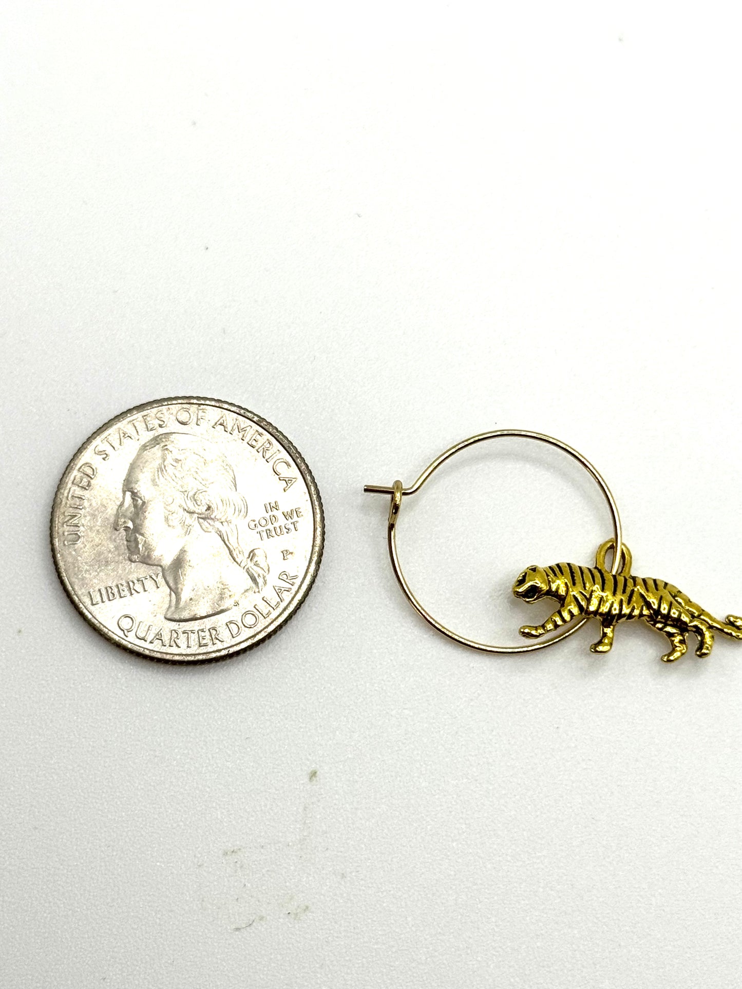 Tiger Gold/Sterling Silver Plated Hoop Earring Collection