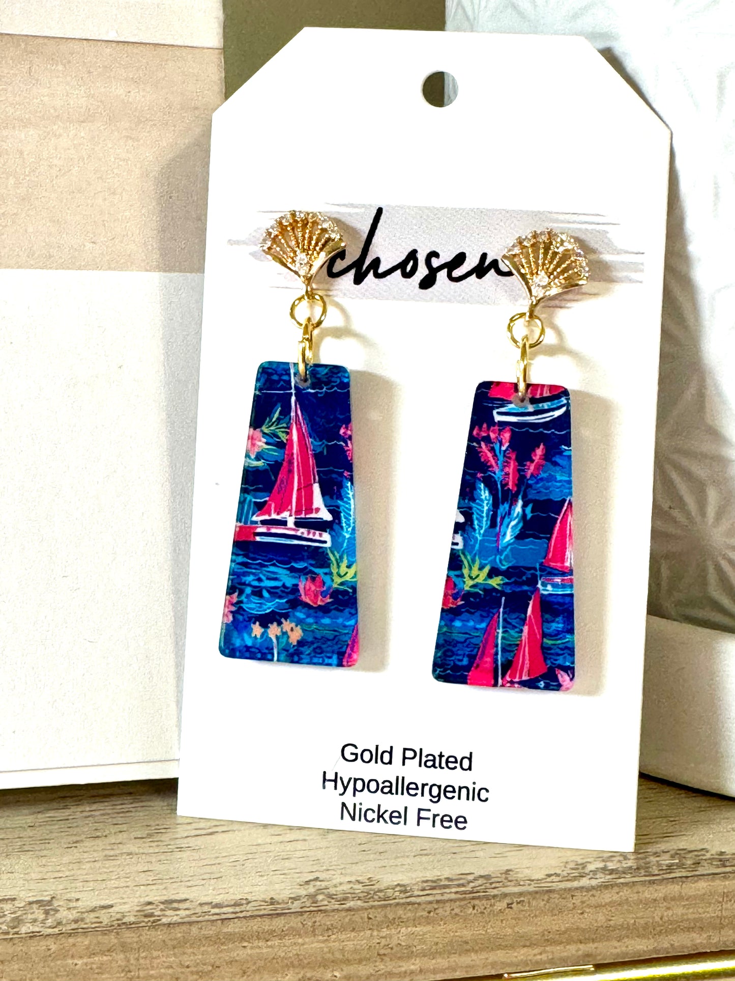 The Sara Sail Earrings