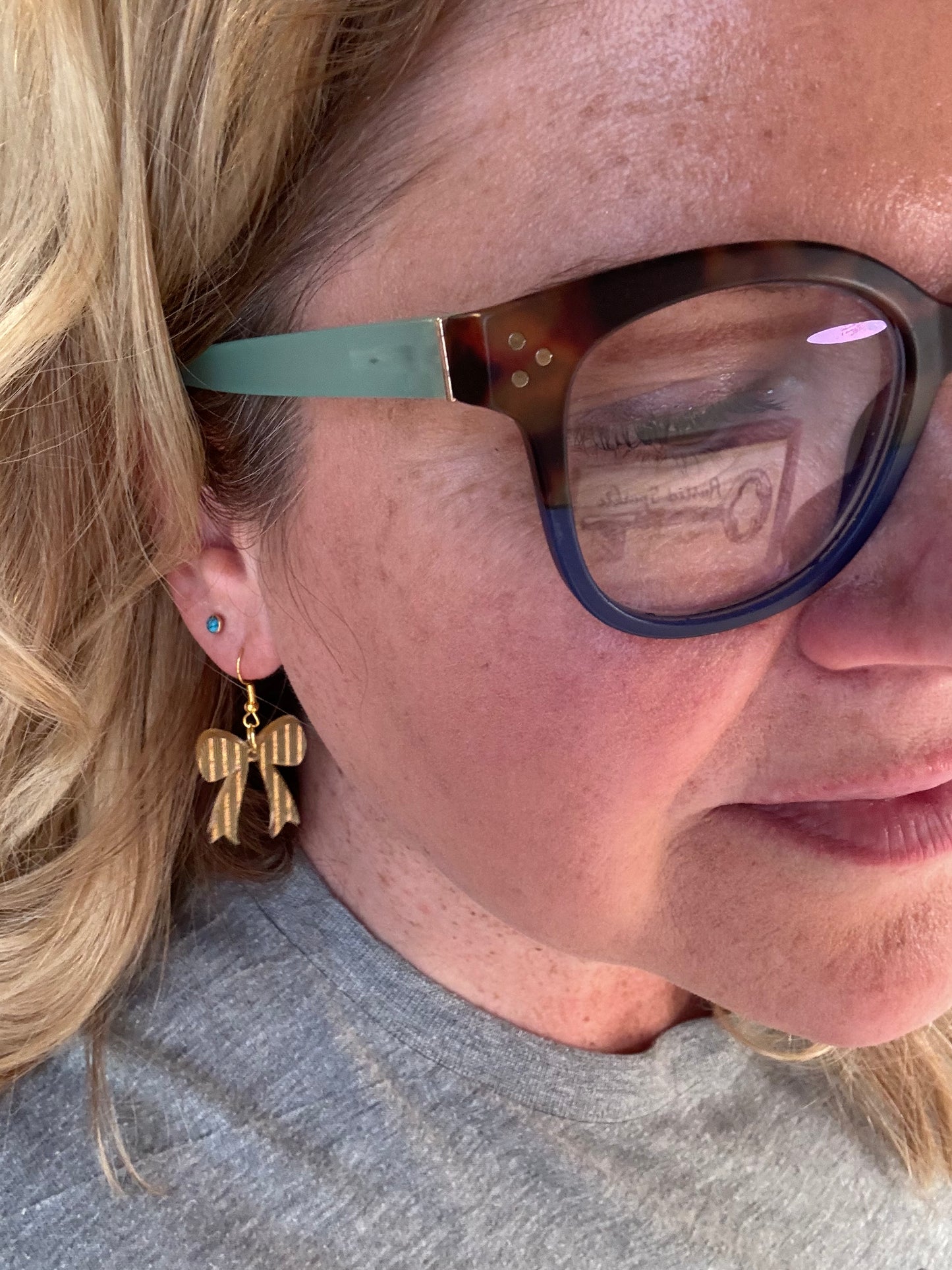 The Goldie Locks Acrylic Earrings