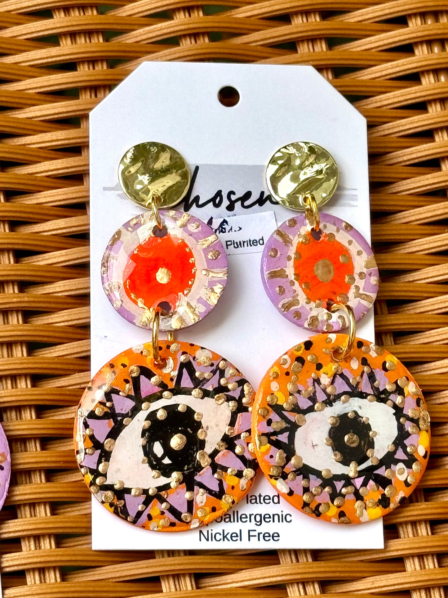 Spooky Eye Hand Painted Earring Collection