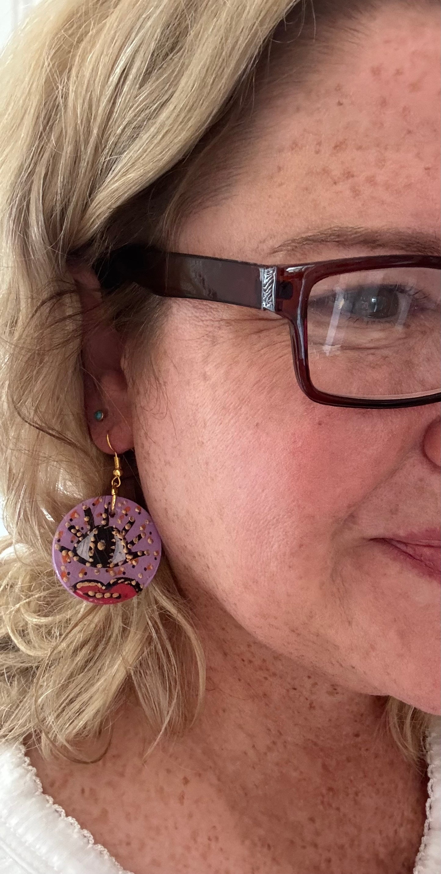 Spooky Eye Hand Painted Earring Collection