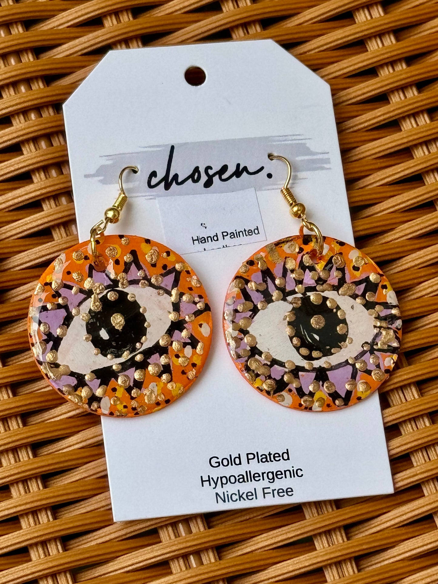 Spooky Eye Hand Painted Earring Collection