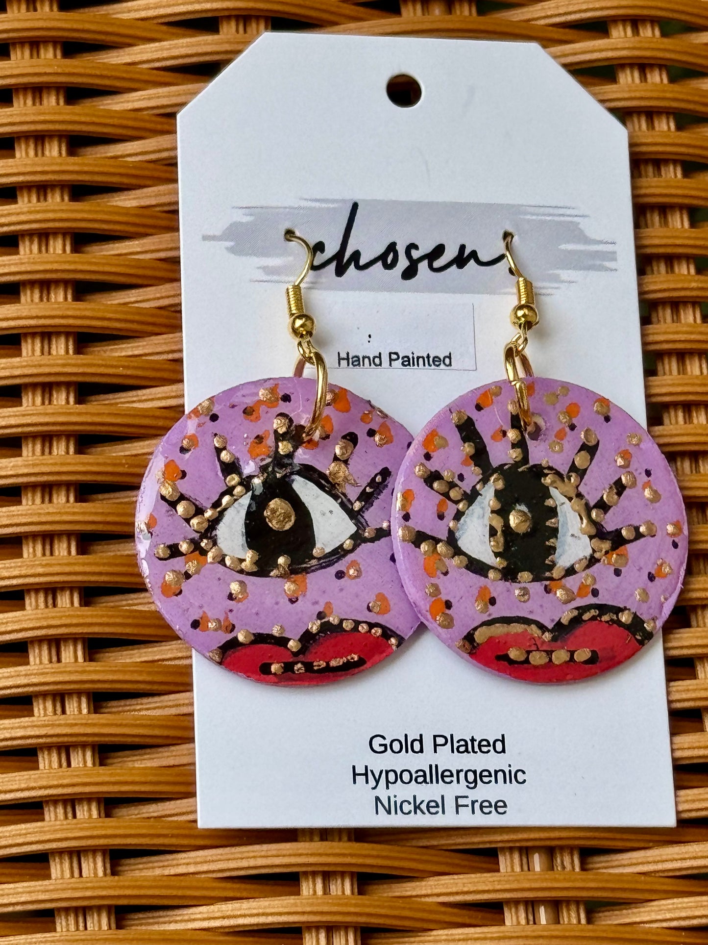 Spooky Eye Hand Painted Earring Collection