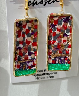 The Stadium Hand Painted Earring Collection