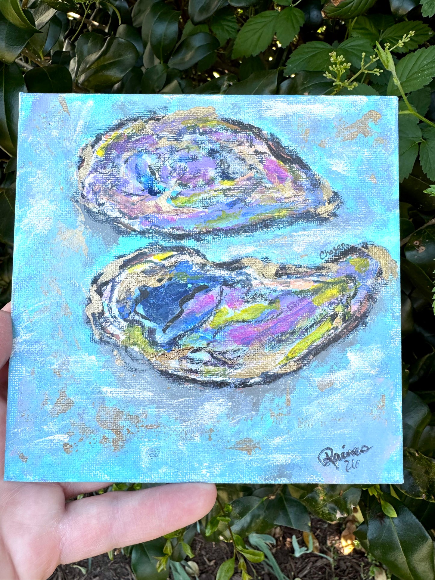 Coastal Treasures Original Acrylic on Canvas Board