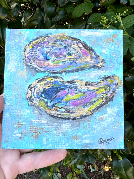 Coastal Treasures Original Acrylic on Canvas Board