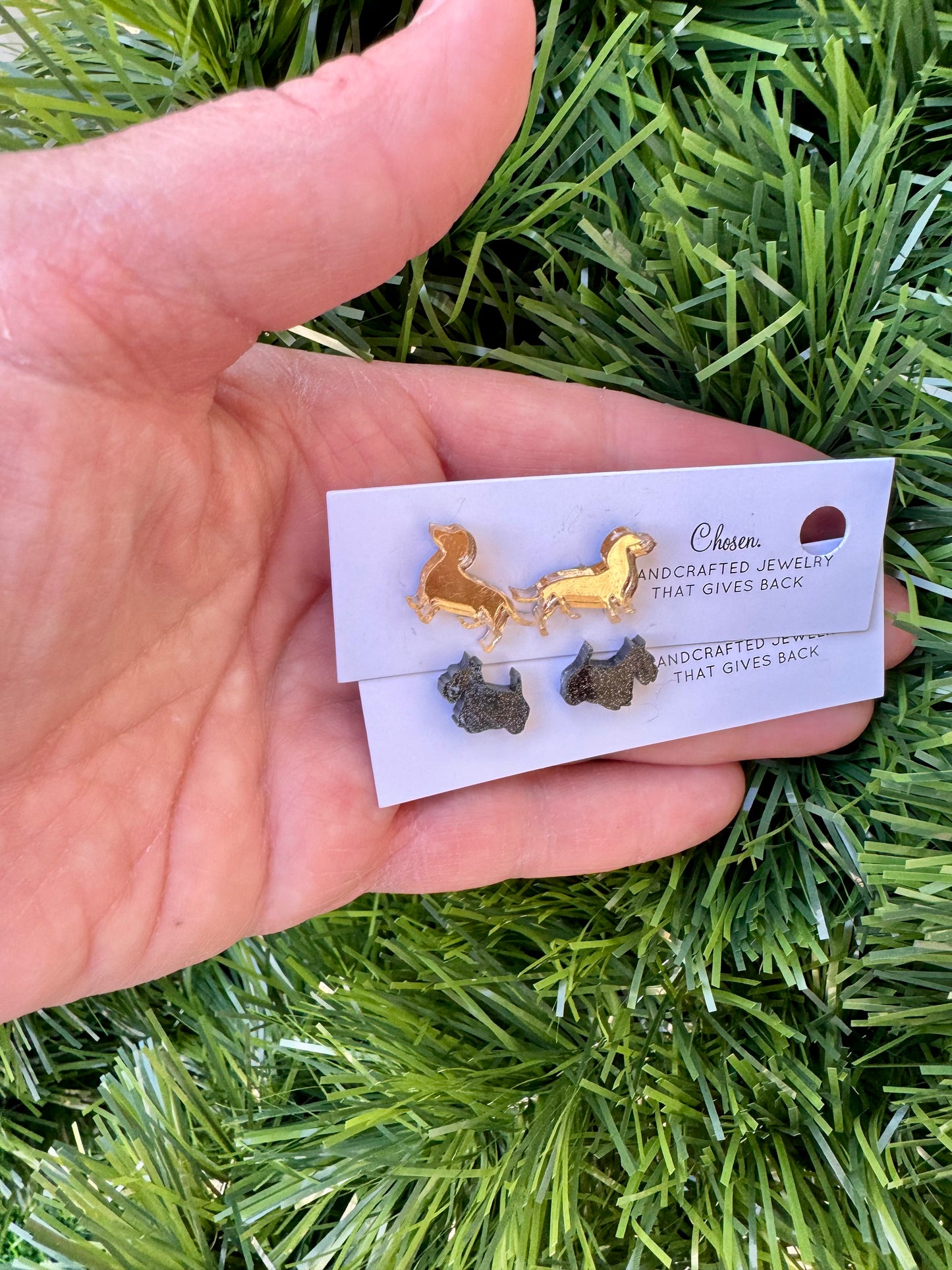 The Pup Gold Plated Stud Collection