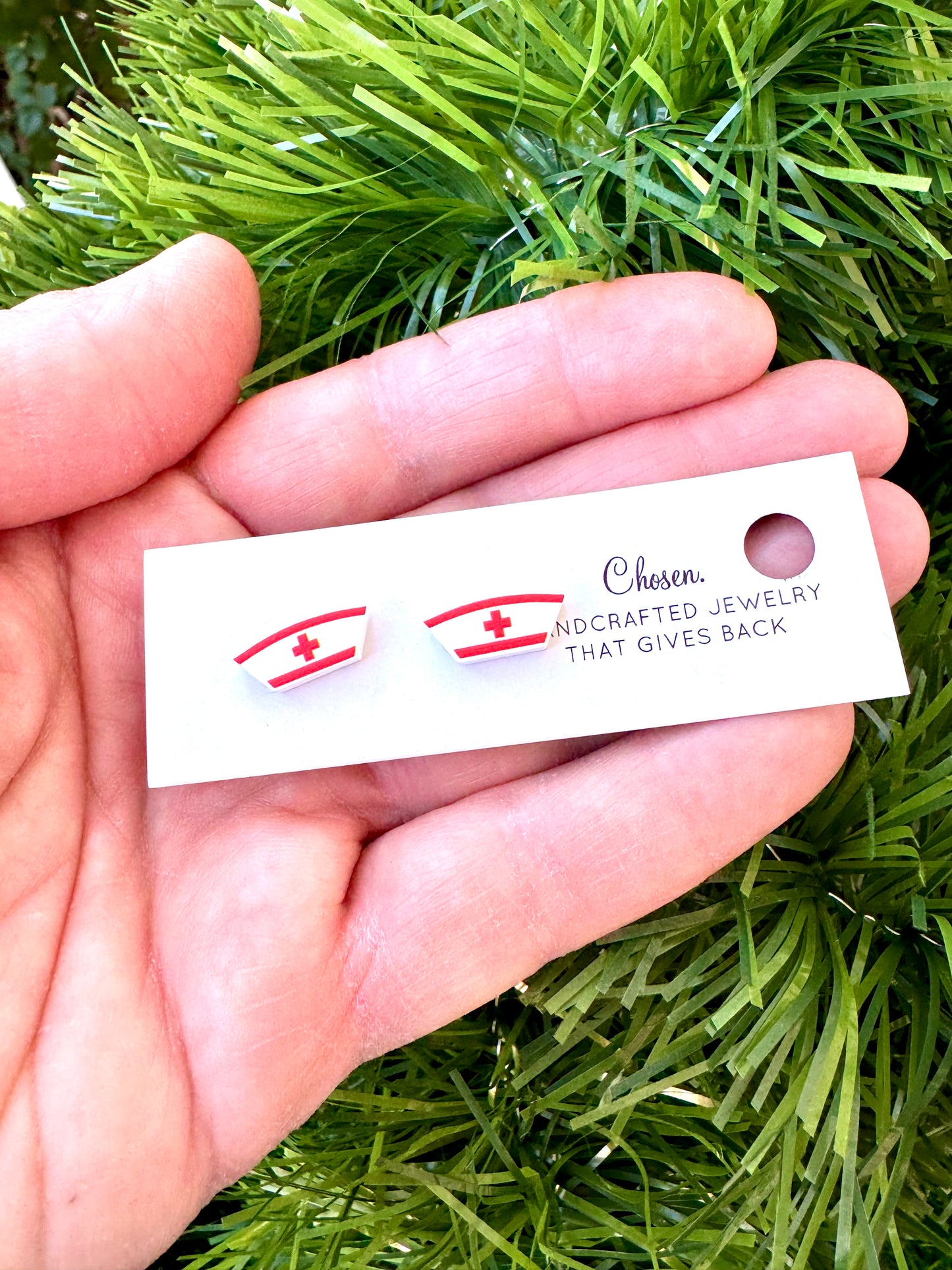 Nursing Gold Plated Studs