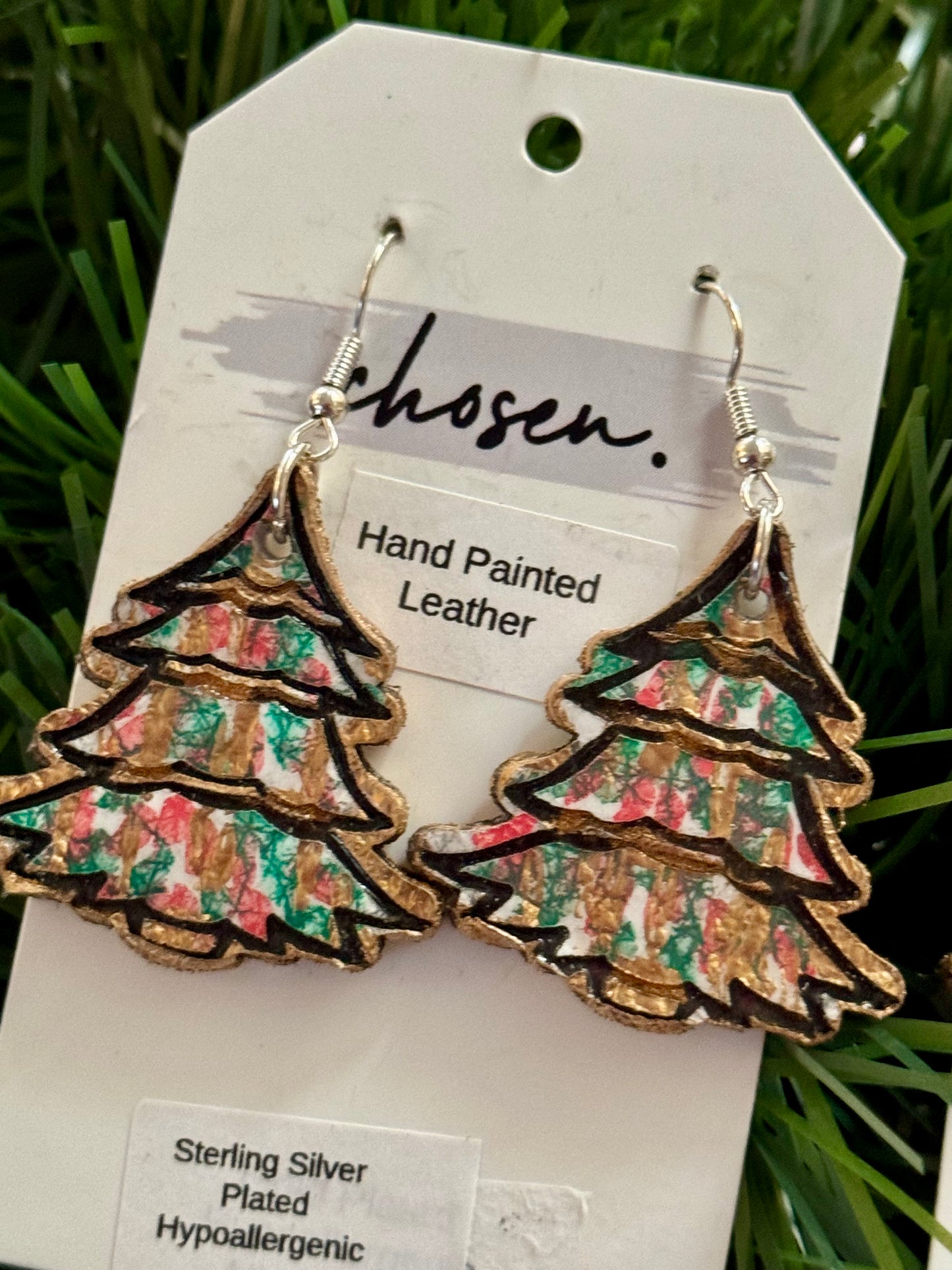 Oh Christmas Tree Hand Painted Leather Collection