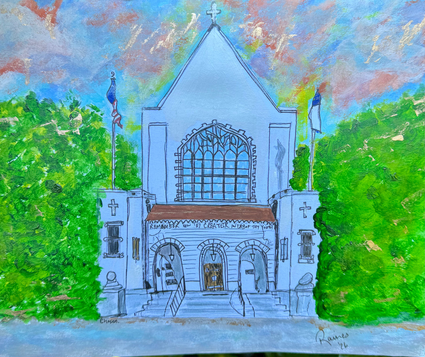Remember Thy Creator - Citadel Chapel - Original 8x10