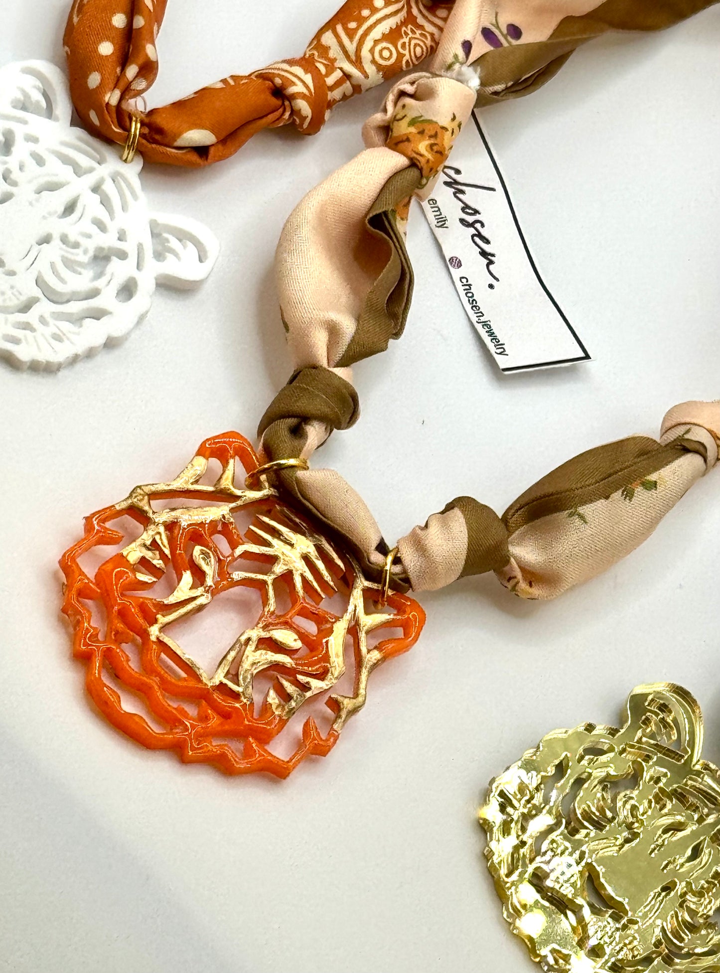 The Acrylic Tiger Scarf Collection