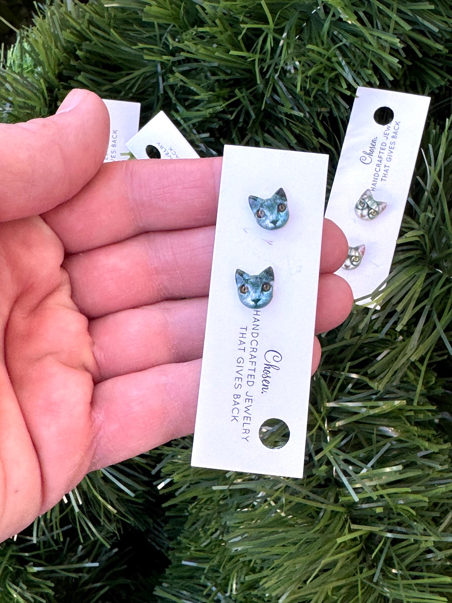 Cat’s Meow Gold Plated Stud Earring Collection