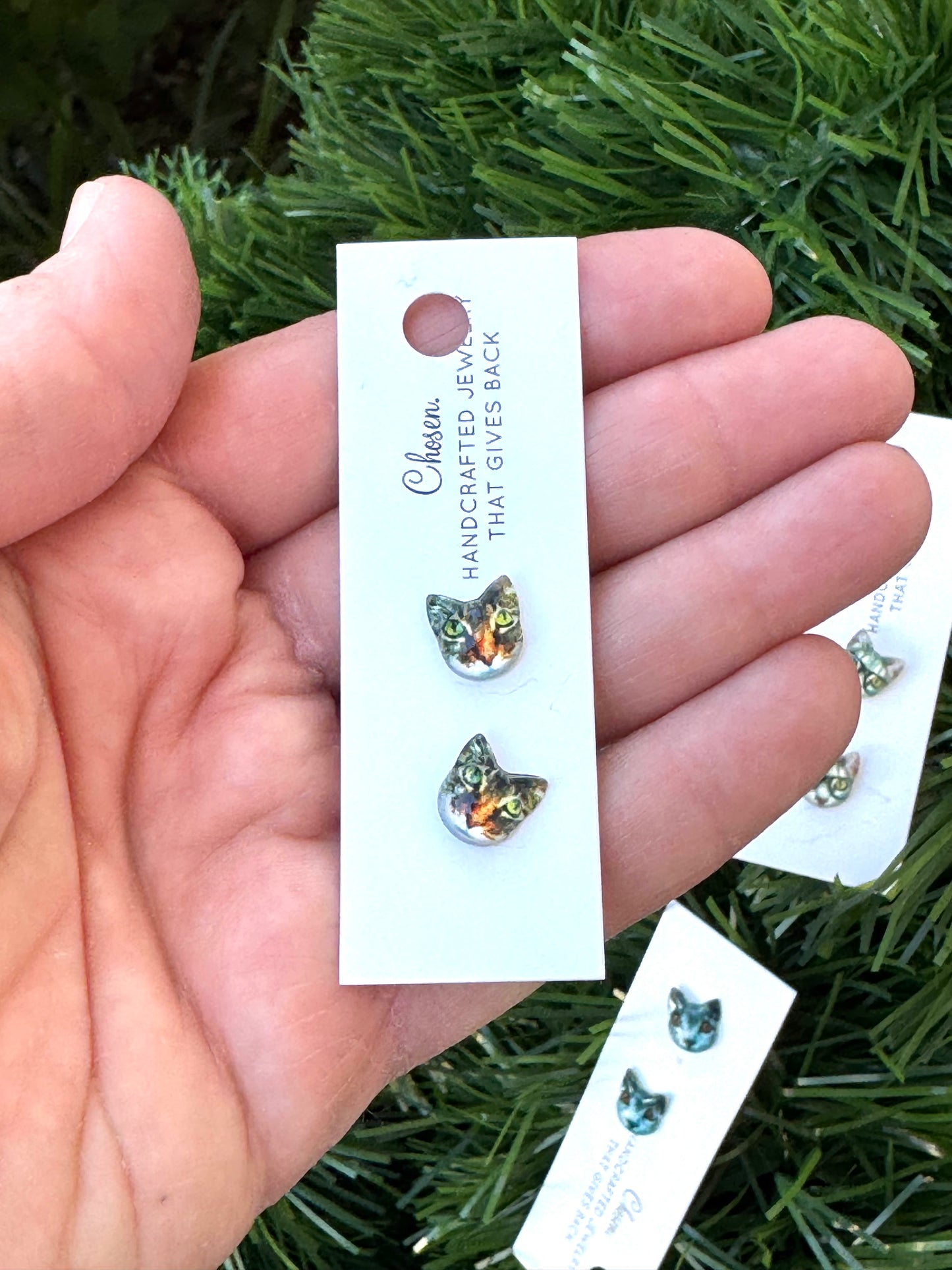 Cat’s Meow Gold Plated Stud Earring Collection