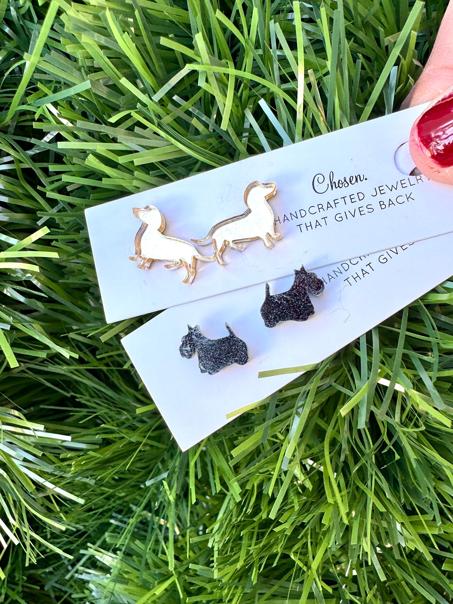 The Pup Gold Plated Stud Collection