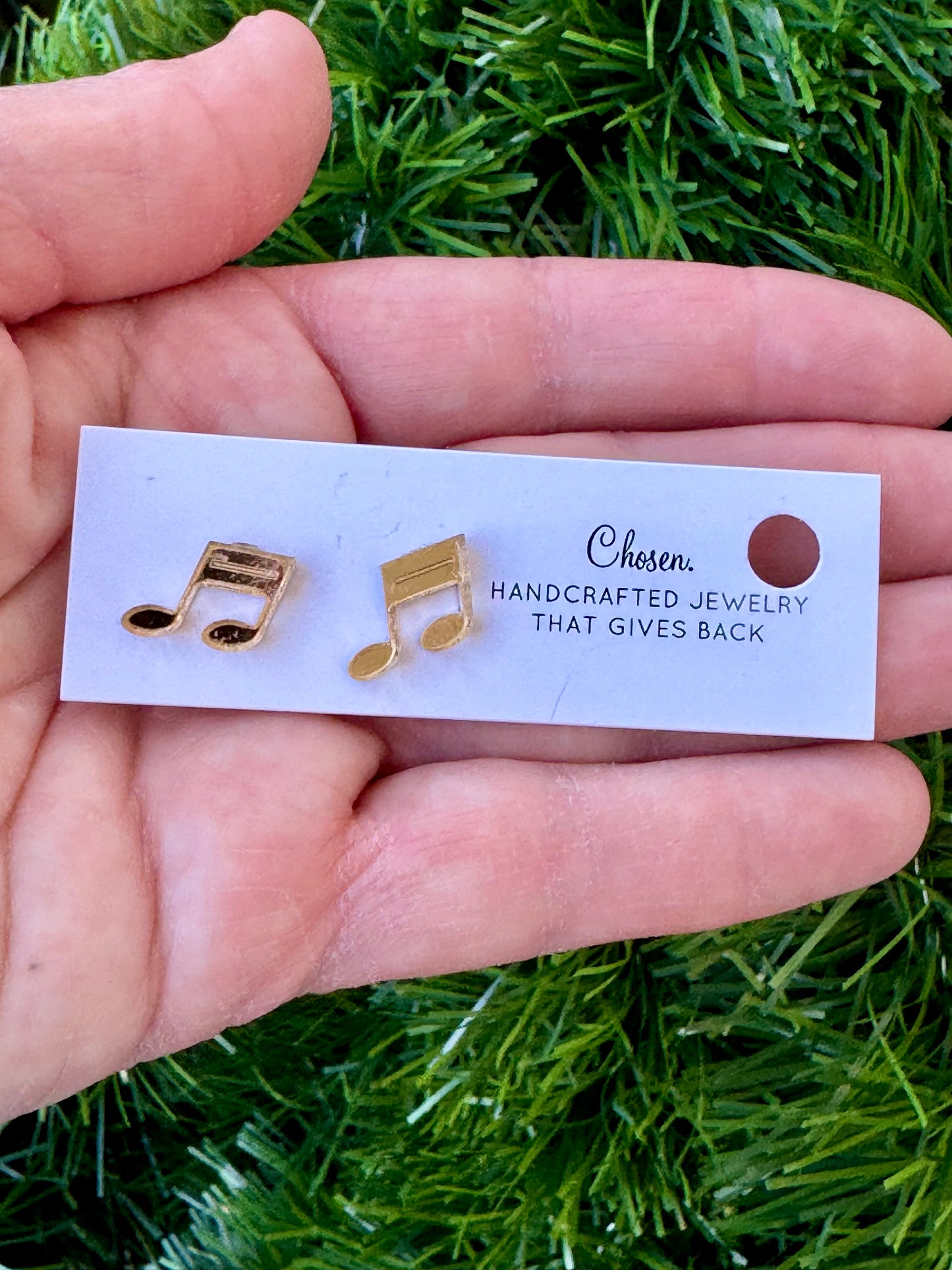 Music School Gold Plated Stud Collection