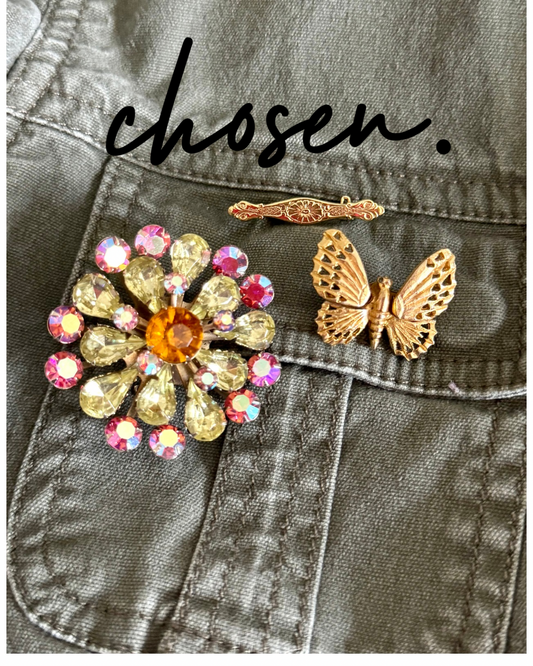 The Iris Vintage Brooch Pin Collection