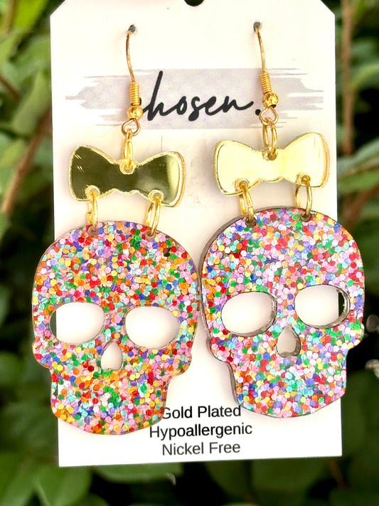 Stella The Skull Party Earrings